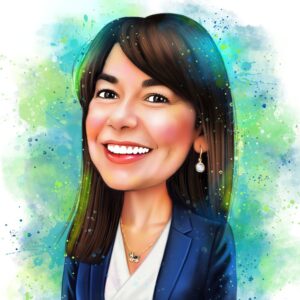 Illustrated portrait of Noemi Owens, Vice President of Recruiting at Connect Life Sciences