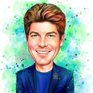 Illustrated portrait of Tim Weldon, Senior Director of Client Partnerships at Connect Life Sciences